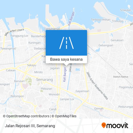 Peta Jalan Rejosari III