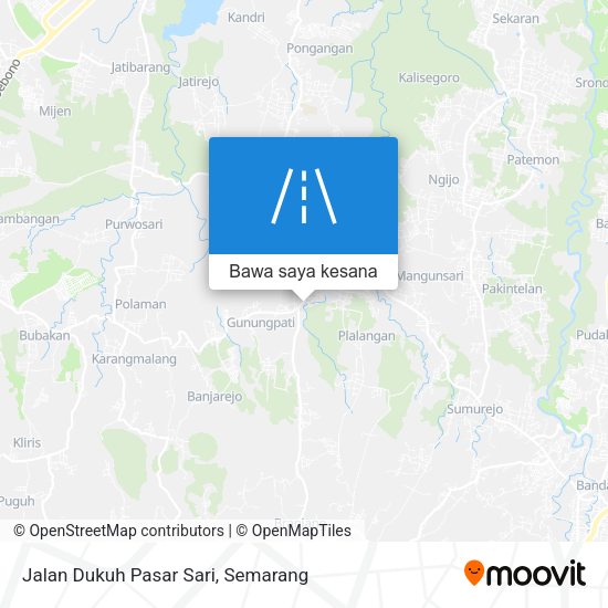 Peta Jalan Dukuh Pasar Sari
