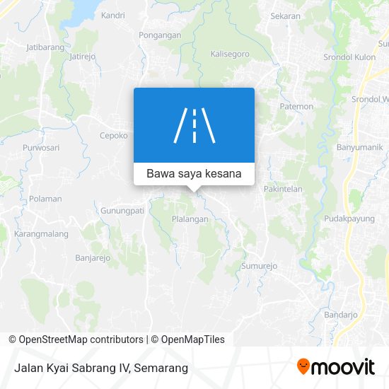 Peta Jalan Kyai Sabrang IV