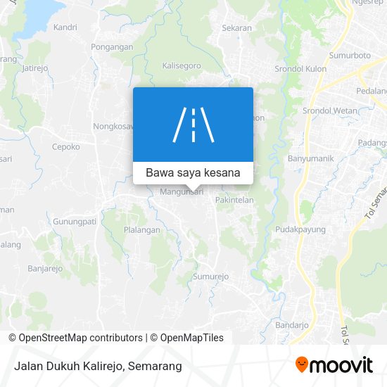 Peta Jalan Dukuh Kalirejo