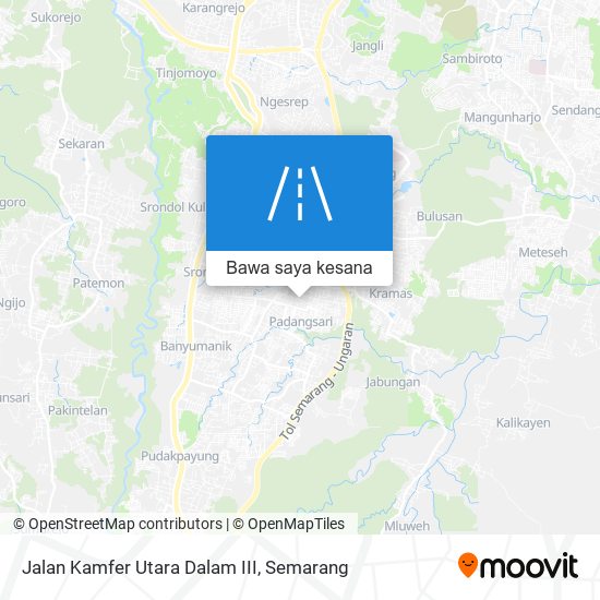 Peta Jalan Kamfer Utara Dalam III