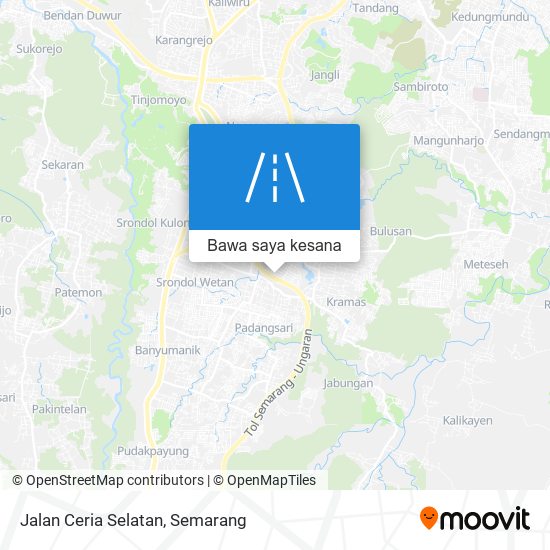 Peta Jalan Ceria Selatan