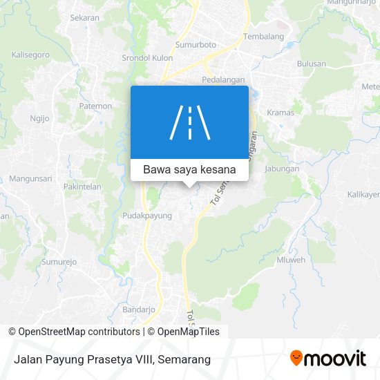 Peta Jalan Payung Prasetya VIII