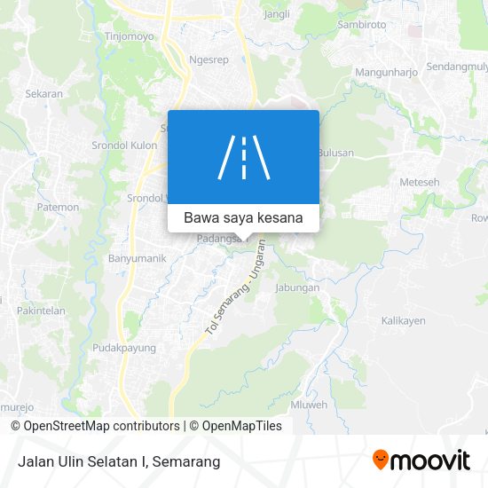 Peta Jalan Ulin Selatan I
