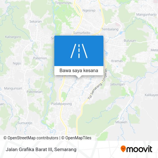 Peta Jalan Grafika Barat III