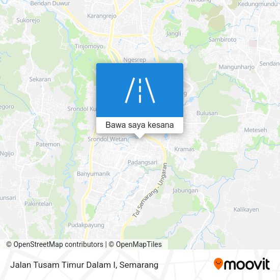 Peta Jalan Tusam Timur Dalam I