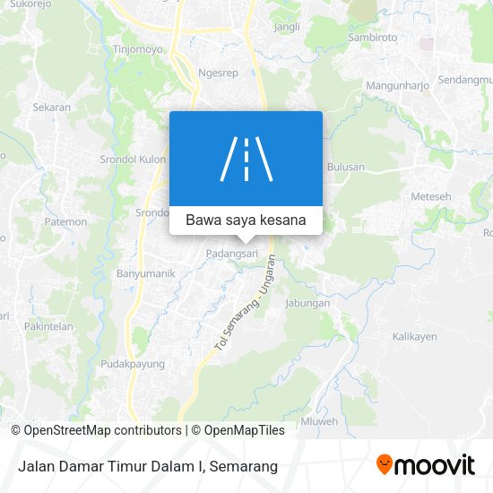 Peta Jalan Damar Timur Dalam I