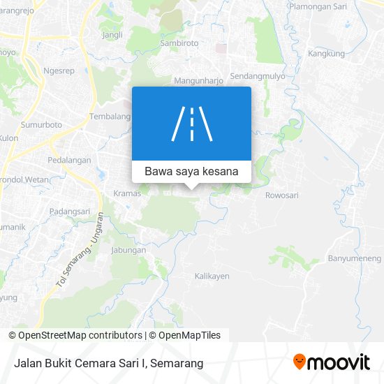 Peta Jalan Bukit Cemara Sari I