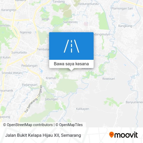 Peta Jalan Bukit Kelapa Hijau XII