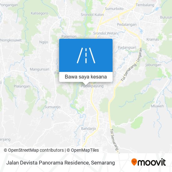 Peta Jalan Devista Panorama Residence