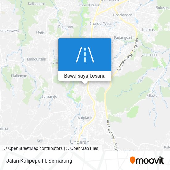 Peta Jalan Kalipepe III