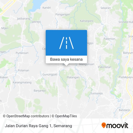 Peta Jalan Durian Raya Gang 1