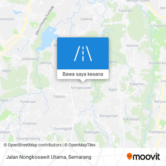 Peta Jalan Nongkosawit Utama