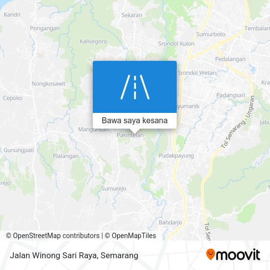 Peta Jalan Winong Sari Raya