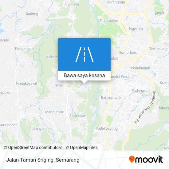 Peta Jalan Taman Sriging