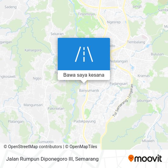 Peta Jalan Rumpun Diponegoro III