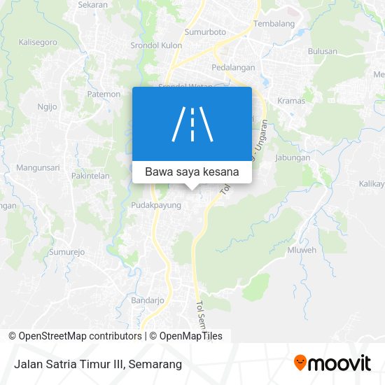 Peta Jalan Satria Timur III