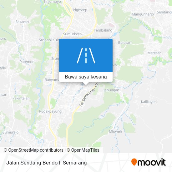 Peta Jalan Sendang Bendo I