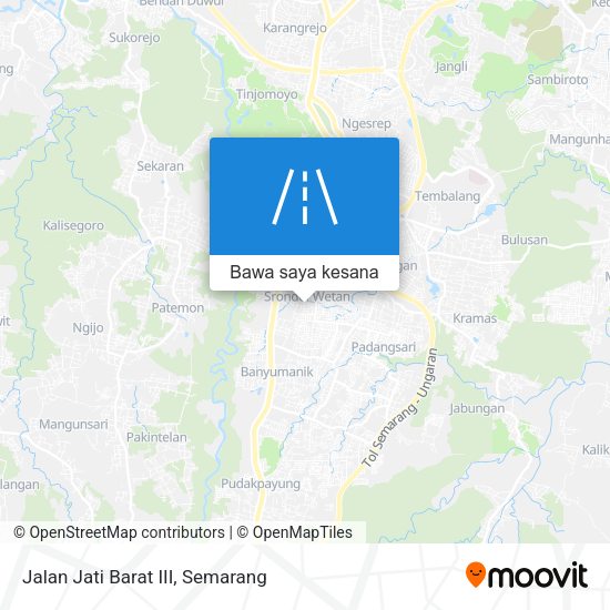 Peta Jalan Jati Barat III