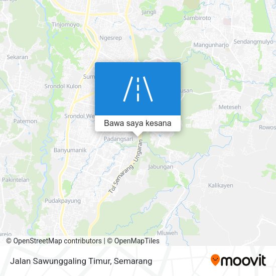 Peta Jalan Sawunggaling Timur