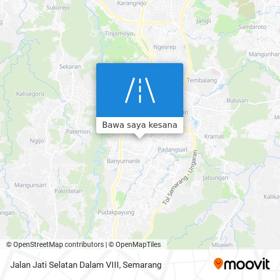 Peta Jalan Jati Selatan Dalam VIII