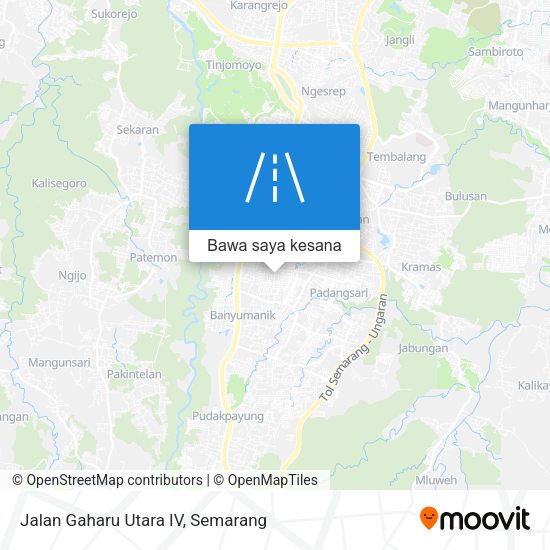 Peta Jalan Gaharu Utara IV