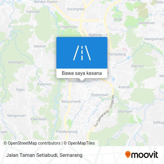 Peta Jalan Taman Setiabudi