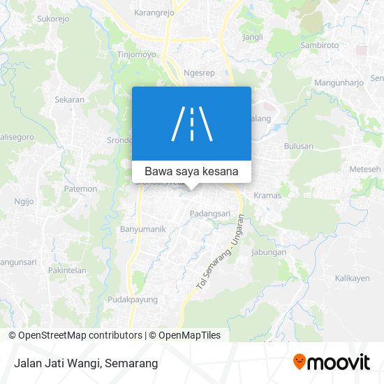 Peta Jalan Jati Wangi