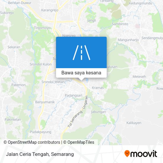 Peta Jalan Ceria Tengah