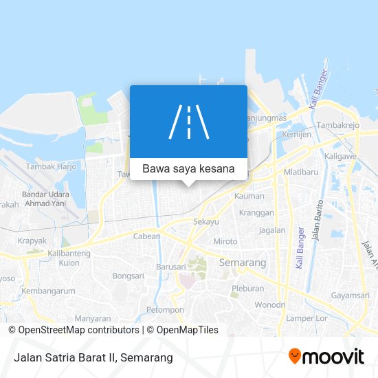 Peta Jalan Satria Barat II