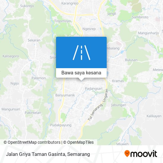 Peta Jalan Griya Taman Gasinta