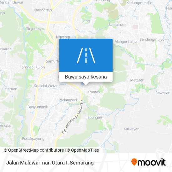 Peta Jalan Mulawarman Utara I