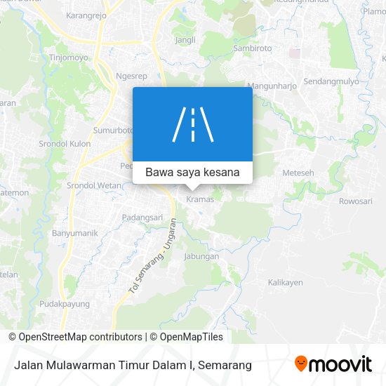 Peta Jalan Mulawarman Timur Dalam I
