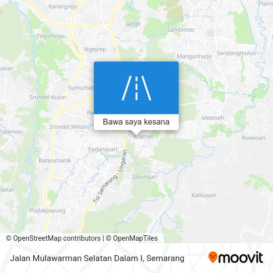 Peta Jalan Mulawarman Selatan Dalam I