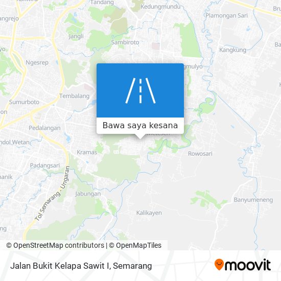 Peta Jalan Bukit Kelapa Sawit I