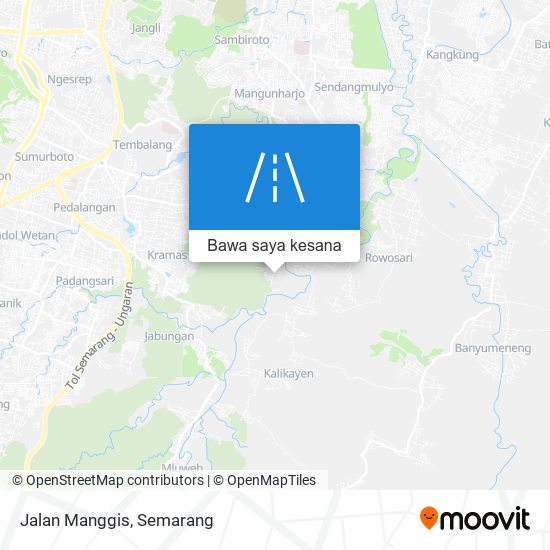 Peta Jalan Manggis