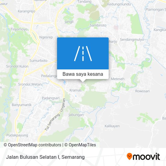 Peta Jalan Bulusan Selatan I