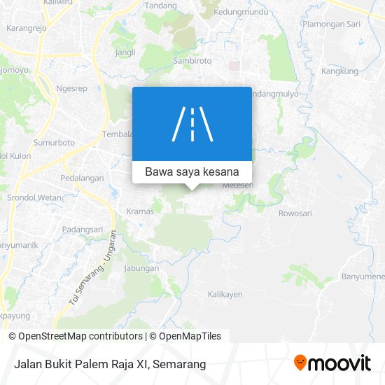 Peta Jalan Bukit Palem Raja XI