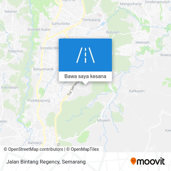 Peta Jalan Bintang Regency