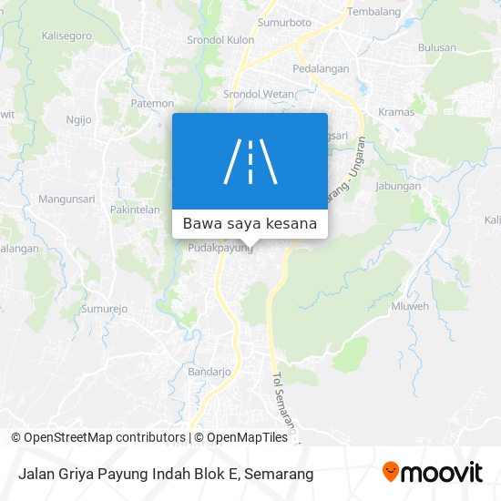 Peta Jalan Griya Payung Indah Blok E