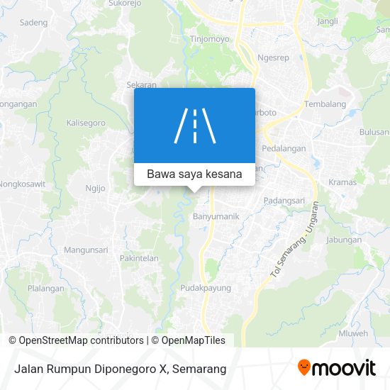 Peta Jalan Rumpun Diponegoro X