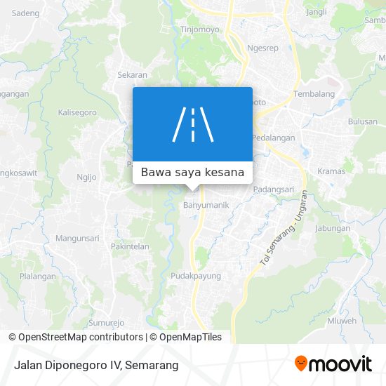 Peta Jalan Diponegoro IV