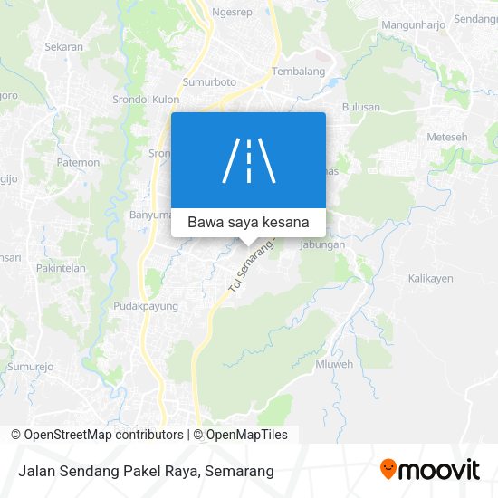 Peta Jalan Sendang Pakel Raya