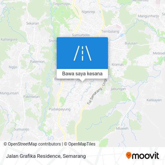 Peta Jalan Grafika Residence