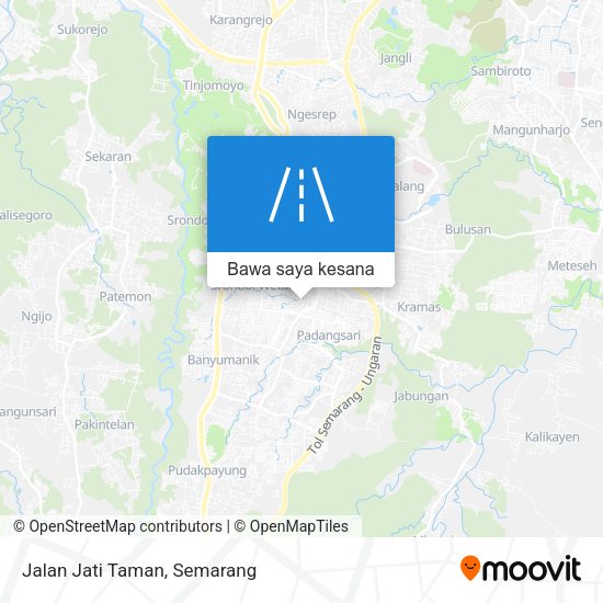 Peta Jalan Jati Taman