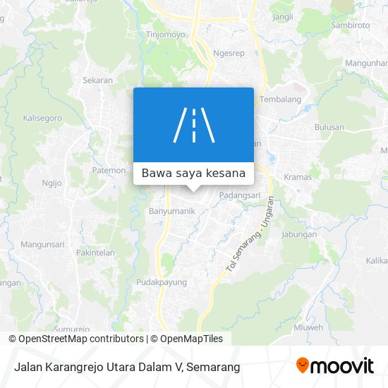 Peta Jalan Karangrejo Utara Dalam V