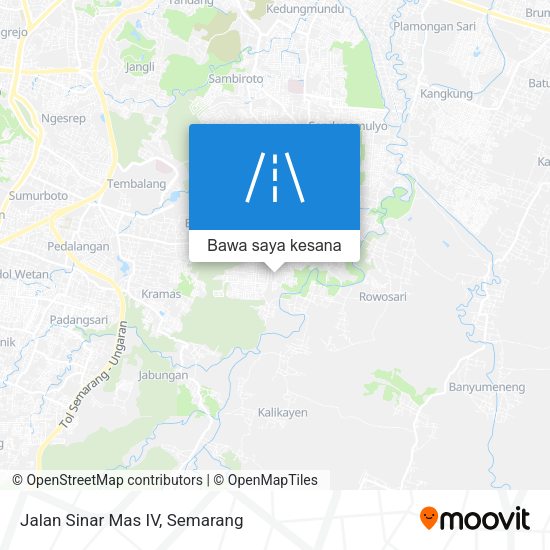 Peta Jalan Sinar Mas IV