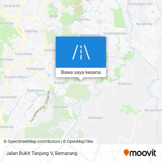 Peta Jalan Bukit Tanjung V