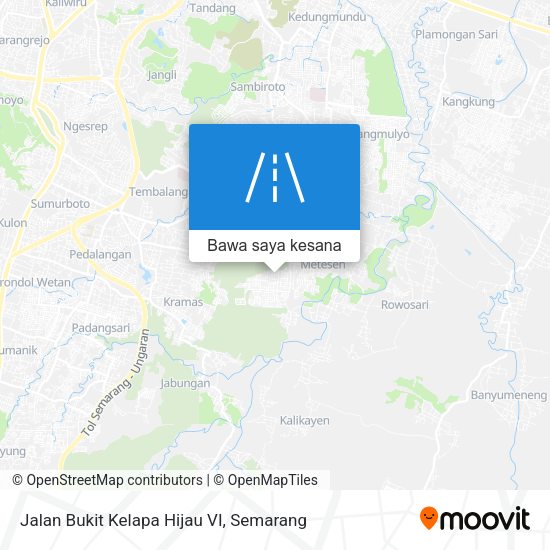 Peta Jalan Bukit Kelapa Hijau VI