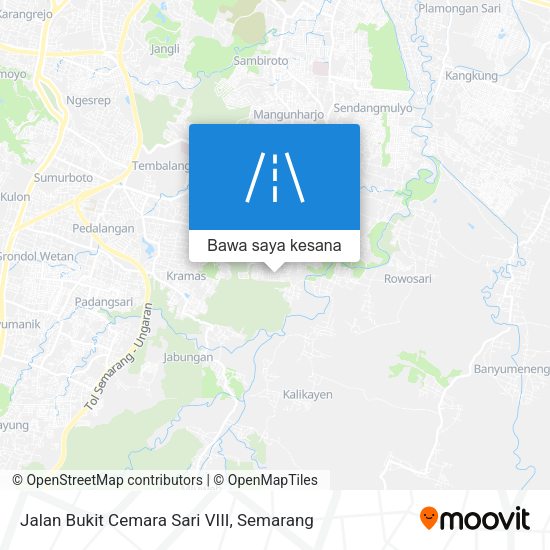 Peta Jalan Bukit Cemara Sari VIII